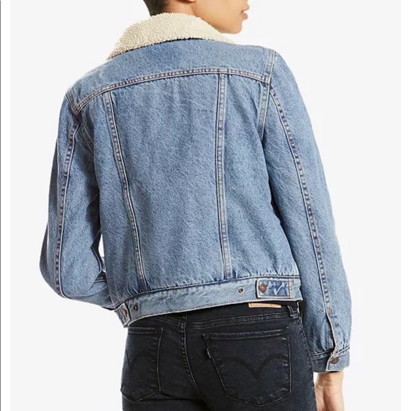 Levi Strauss original trucker jacket Sherpa lined - Picture 4 of 6